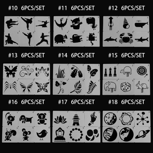 6pcs/set DIY Craft Stamp Album Decor Embossing