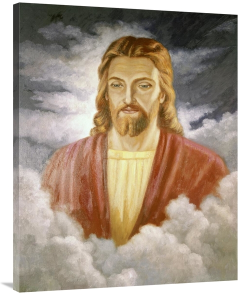 Global Gallery GCS-276728-40-142 40 in. Portrait of Jesus Art Print - 