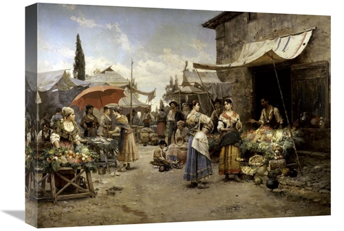 Global Gallery GCS-277394-22-142 22 in. Marketplace Art Print - Cesare
