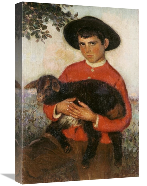 Global Gallery GCS-268290-22-142 22 in. The Goatherd El Cabrerillo Art