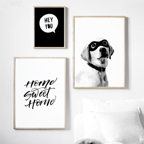 Cartoon Super Dog Quotes Nordic Posters And Prints