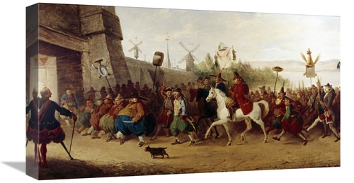 Global Gallery GCS-277943-22-142 22 in. Fools Parade Entering New Amst