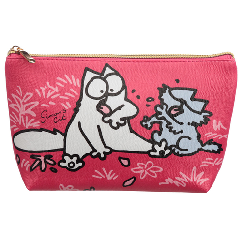 Medium PVC Make Up Toiletry Wash Bag - Simon's Cat