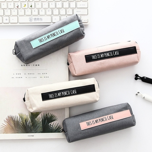 newest Canvas Pencil Case school Stationery Pencil