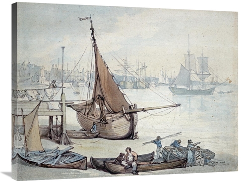 Global Gallery GCS-267208-36-142 36 in. Low Tide at Greenwich Art Prin