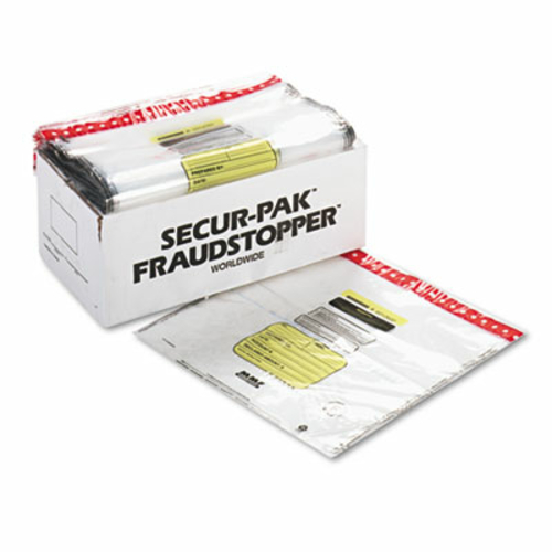 MMF 2362006N20 Eight Bundle Capacity Tamper-Evident Cash Bags  20 x 20