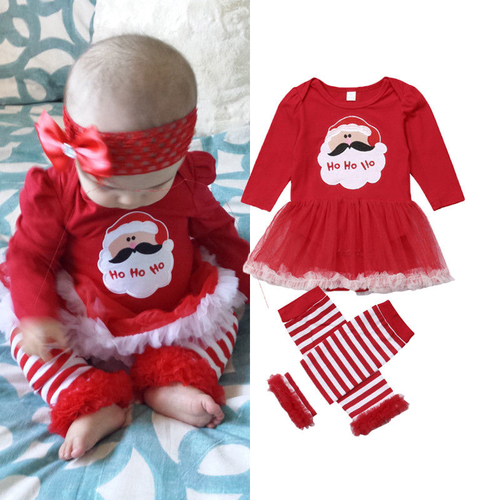 2018 Newly Autumn Cute Xmas Clothes 2PCS Baby