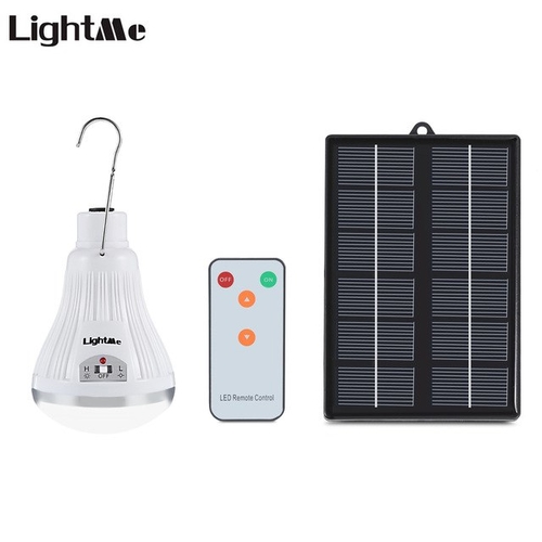 Lightme 20 LEDs IP44 Dimmable Solar Panel Powered
