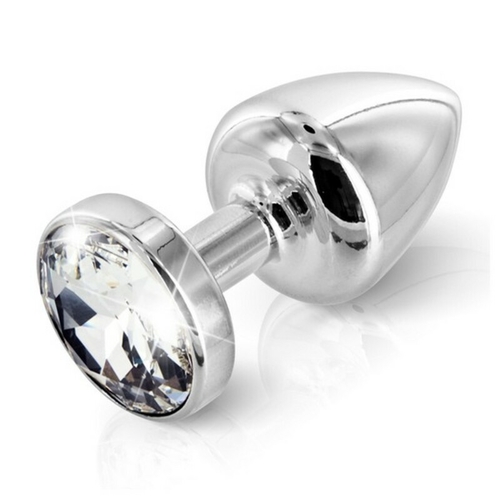 Anni Butt Plug Round Silver Plated 30 mm Diogol 70062