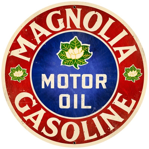 3 Inch Cloth Patch Magnolia Oil And Gasoline