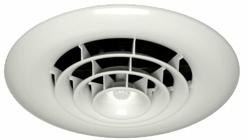 Havaco Quick Connect HT-G6B-R1D White Round Ceiling Diffuser and 6 in.