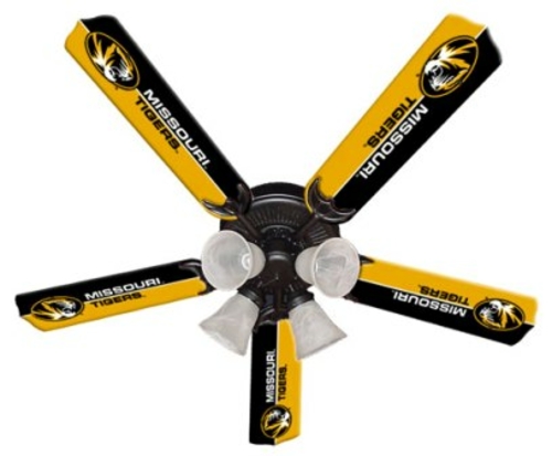 Ceiling Fan Designers 7995-MIZ New NCAA MISSOURI TIGERS 52 in. Ceiling