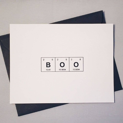 Boo Sentimental Elements Card