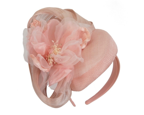 Astonishing pink pillbox racing fascinator