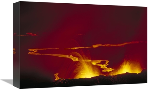 Global Gallery GCS-451062-1218-142 12 x 18 in. Volcanic Eruption, 