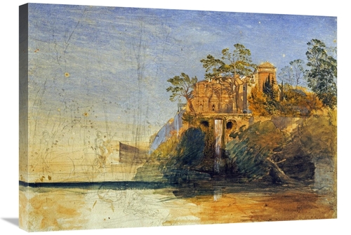 Global Gallery GCS-266974-30-142 30 in. The Water-Organ, Tivoli Ar