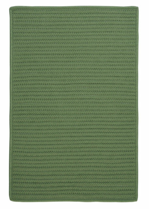 Colonial Mills Rug H123R024X144S Simply Home Solid - Moss Green 2 ft. 