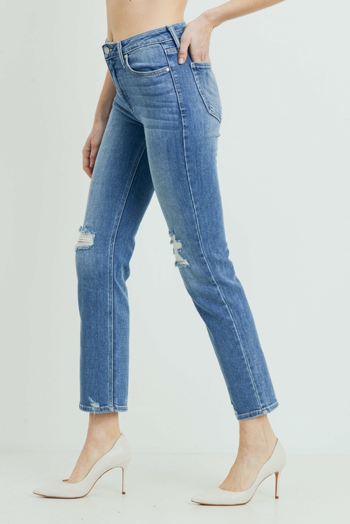 Main JUST BLACK DENIM STRAIGHT LEG WEEKEND JEAN image