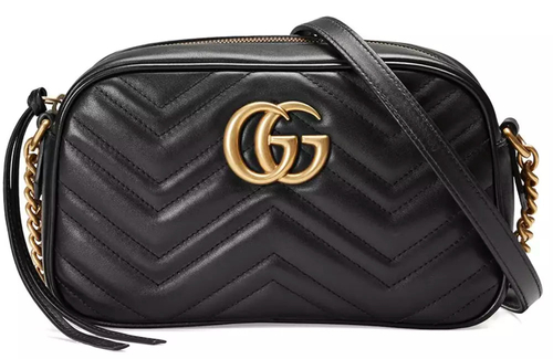 Gucci Black Leather Crossbody Bag
