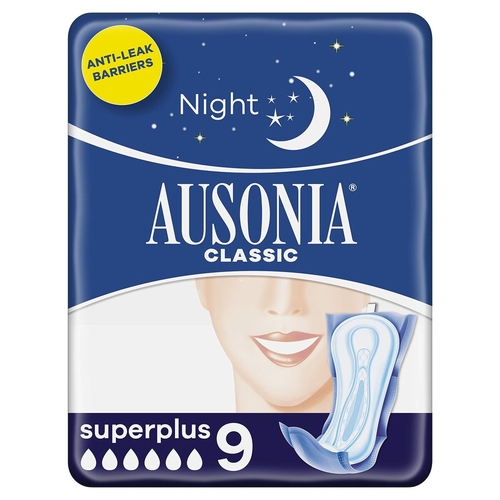 Night Pads Ausonia Super Plus 9Units