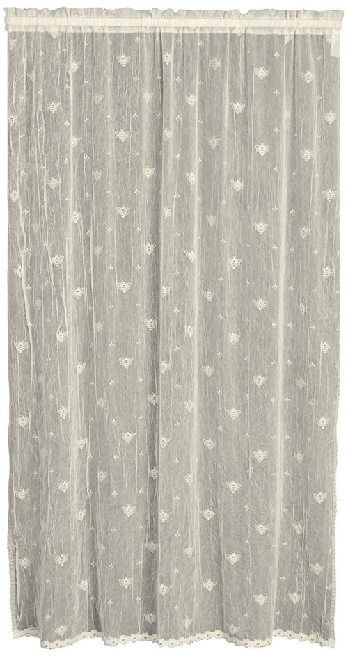 Heritage Lace 7165E-2250SL Bee 22 x 50 in. Sidelight Panel, Ecru