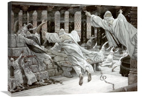 Global Gallery GCS-280278-30-142 30 in. Dead Appear at the Temple Art 