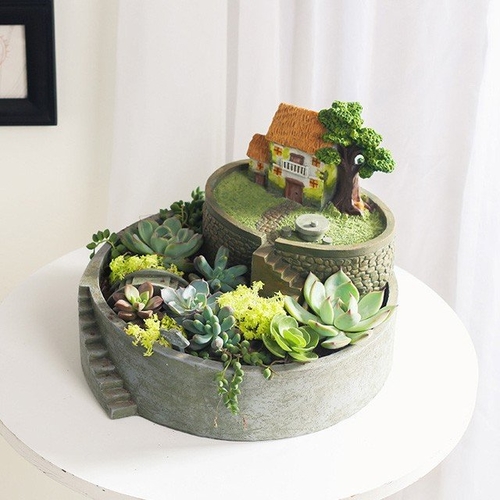 The Years Fairy Resin Flower Pot