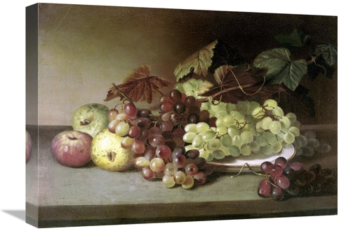 Global Gallery GCS-279334-22-142 22 in. Grapes & Apples Art Print - Ja
