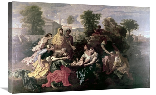 Global Gallery GCS-279469-30-142 30 in. Discovery of Moses Art Print -
