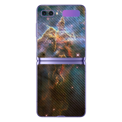 MightySkins CF-SAZFL-Eagle Nebula Carbon Fiber Skin for Samsung Galaxy
