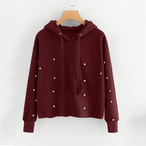 Winter Korean Ulzzang Womens Solid Hoodies