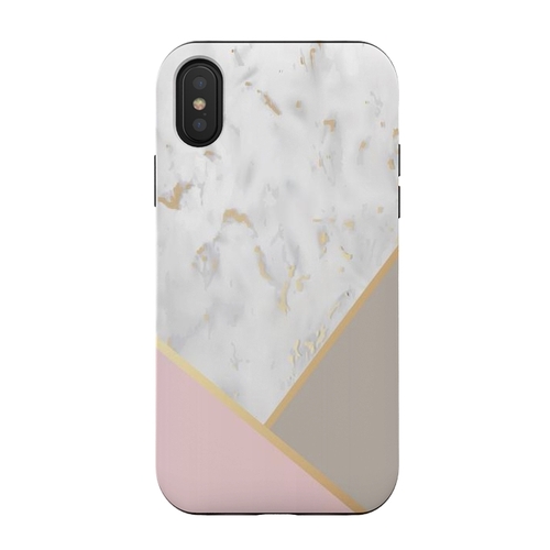 ArtsCase AC-00365313 Marble Geometry 1 Tough Case for iPhone XS & X