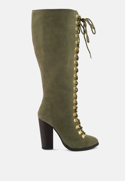 Street-Slay Antique Heeled Calf Boot