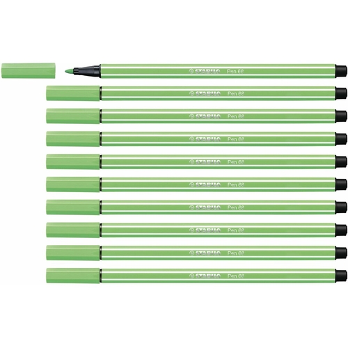 Felt-tip pens Stabilo Pen 68 Emerald Green (10 Pieces)