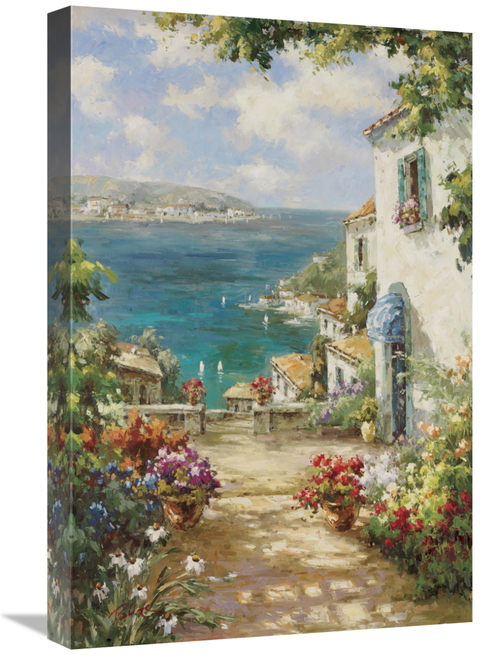 Global Gallery GCS-130142-1624-142 16 x 24 in. Citta Del Mare Art Prin