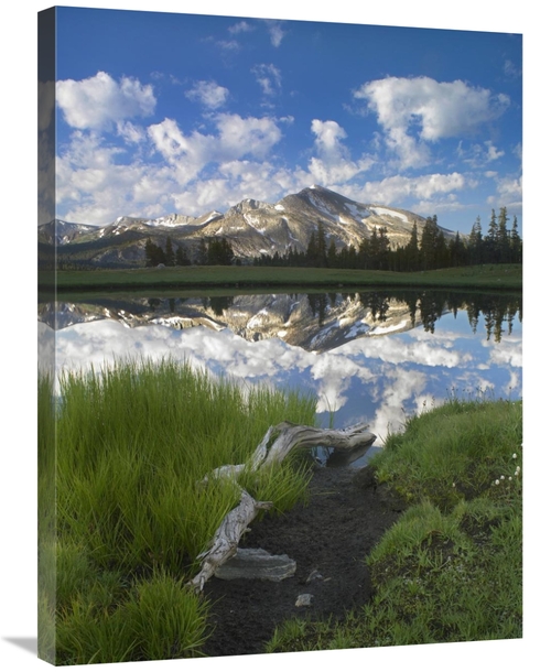 Global Gallery GCS-452124-2432-142 24 x 32 in. Mammoth Peak Reflected 