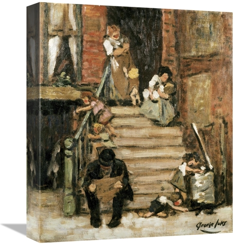 Global Gallery GCS-278270-16-142 16 in. On The Steps Art Print - Georg