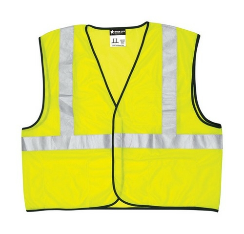 Safety Works CVCL2MLL Large Bright Lime Safety Vest