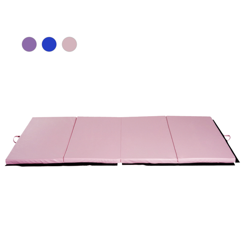 Soozier 3.8ftx7.9ftx2inch PU Leather Gymnastics Tumbling Mat Arts