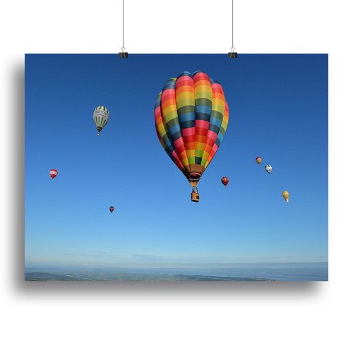 Hot Air Balloons in the sky Canvas Print or Poster