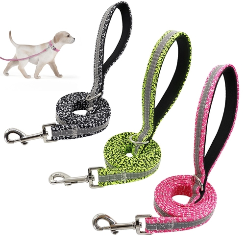 Nylon Dog Leash Lead Reflective Pet Walking
