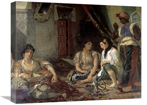 Global Gallery GCS-277358-22-142 22 in. Algerian Women in Their Apartm