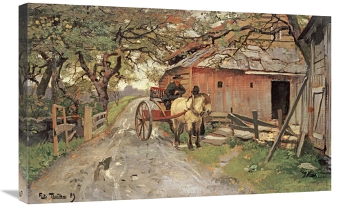 Global Gallery GCS-268580-30-142 30 in. Friendly Gossips Art Print - F