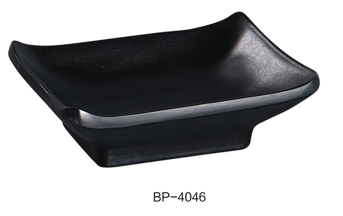 Yanco BP-4046 Black Pearl-2 Square Sauce Dish