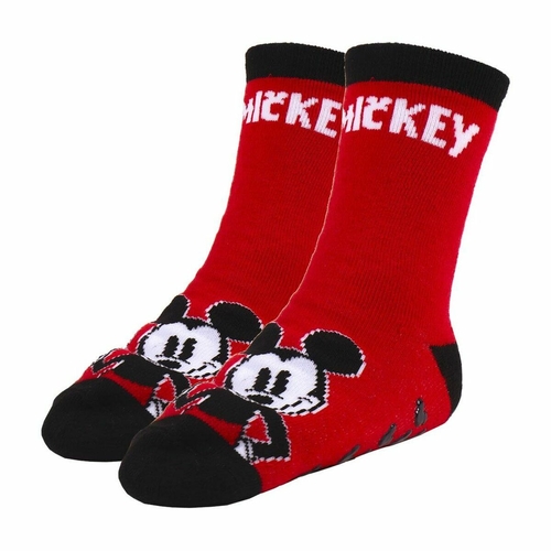 Non-slip Socks Mickey Mouse 2 Units Multicolour