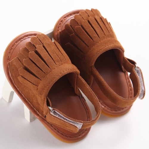 2019 new summer PU Leather rubber sole Baby