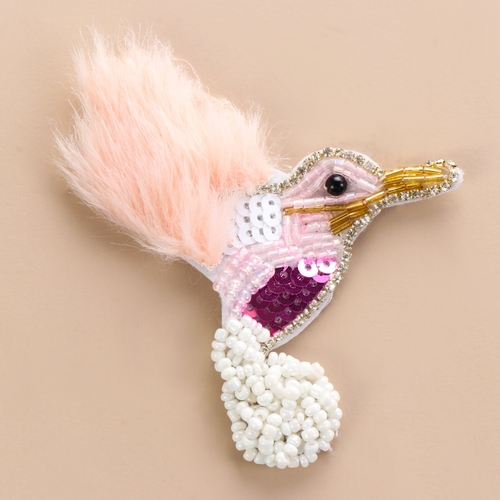 Swan Birds Applique Embroidery Sequin Patch For