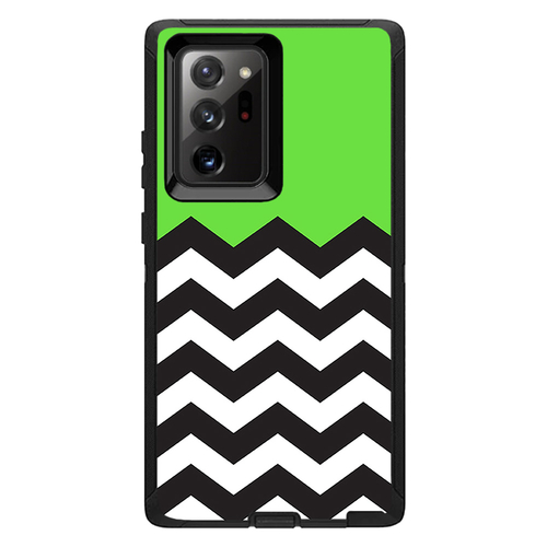 MightySkins OTDSAGNO20UL-Lime Chevron Skin for Otterbox Defender for S