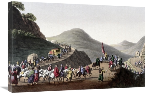 Global Gallery GCS-281078-30-142 30 in. Road Over the Balkan Mountain 