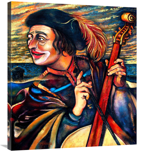 Global Gallery GCS-477343-36-142 36 in. Clown Art Print - Jorge Ferrer